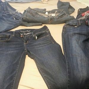 Lucky brand,  express,  American eagle,  jeans